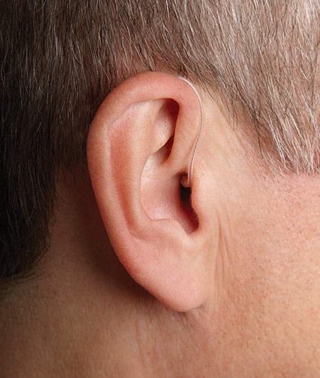 port d'un appareil auditif micro-contour d’oreille
