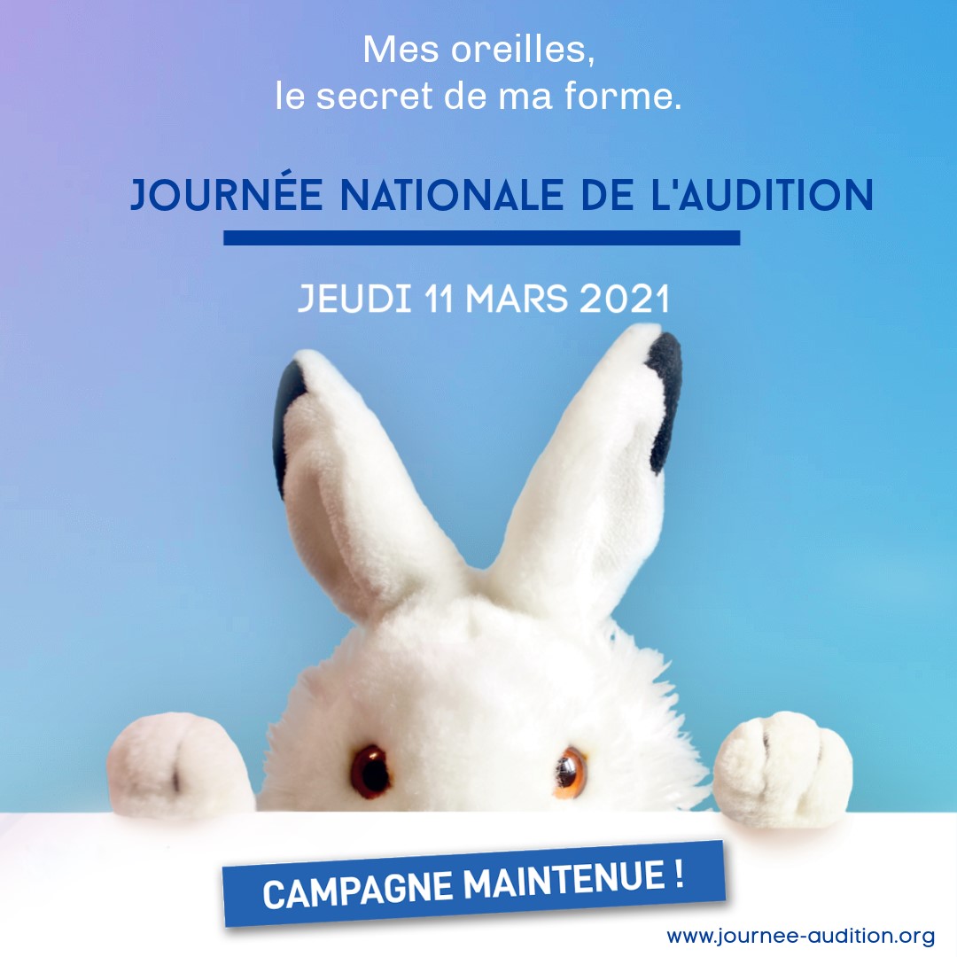 affiche de la journée nationale de l'audition 2021